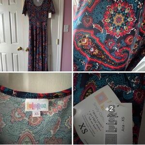 LuLaRoe Vibrant Paisley Dress